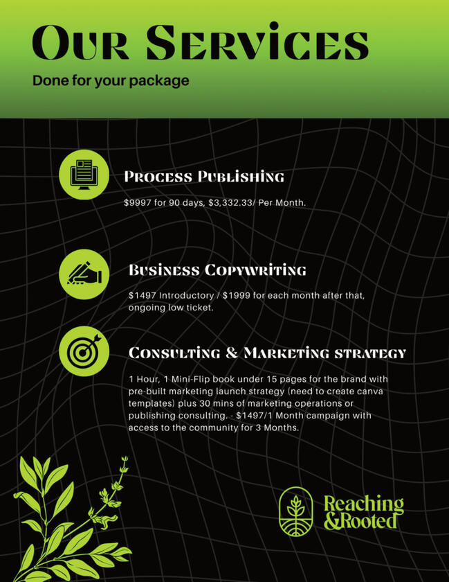 R&amp;R Services Flyer